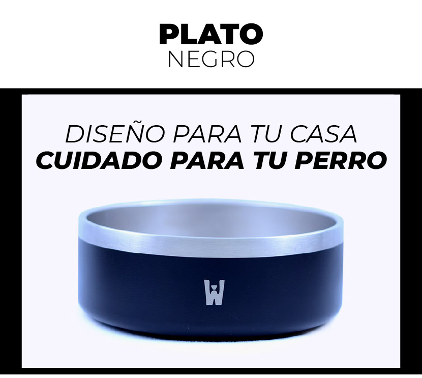 Ficha Plato Negro Wauke