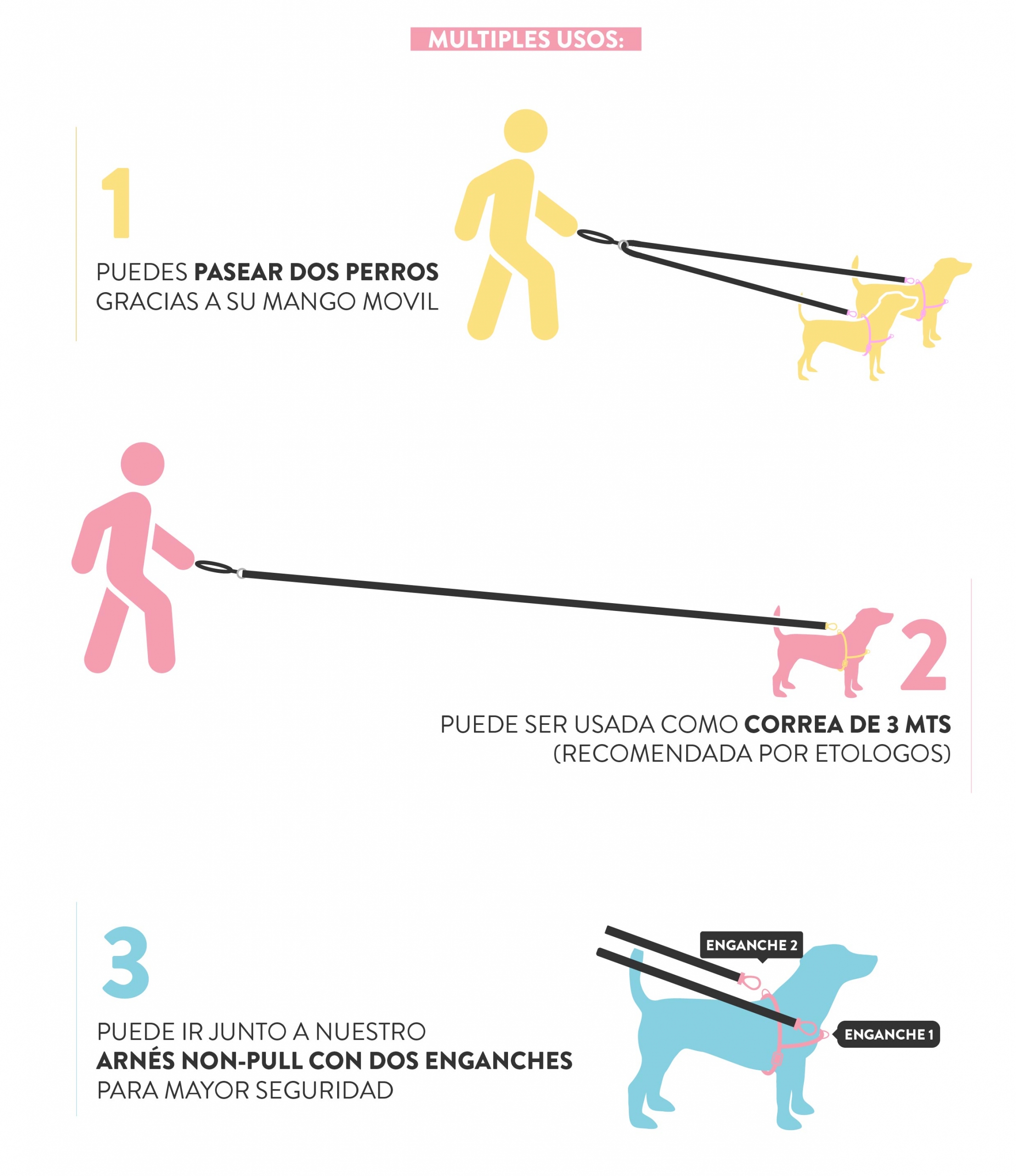 Ficha Pop Correa Larga 3 metros Wauke