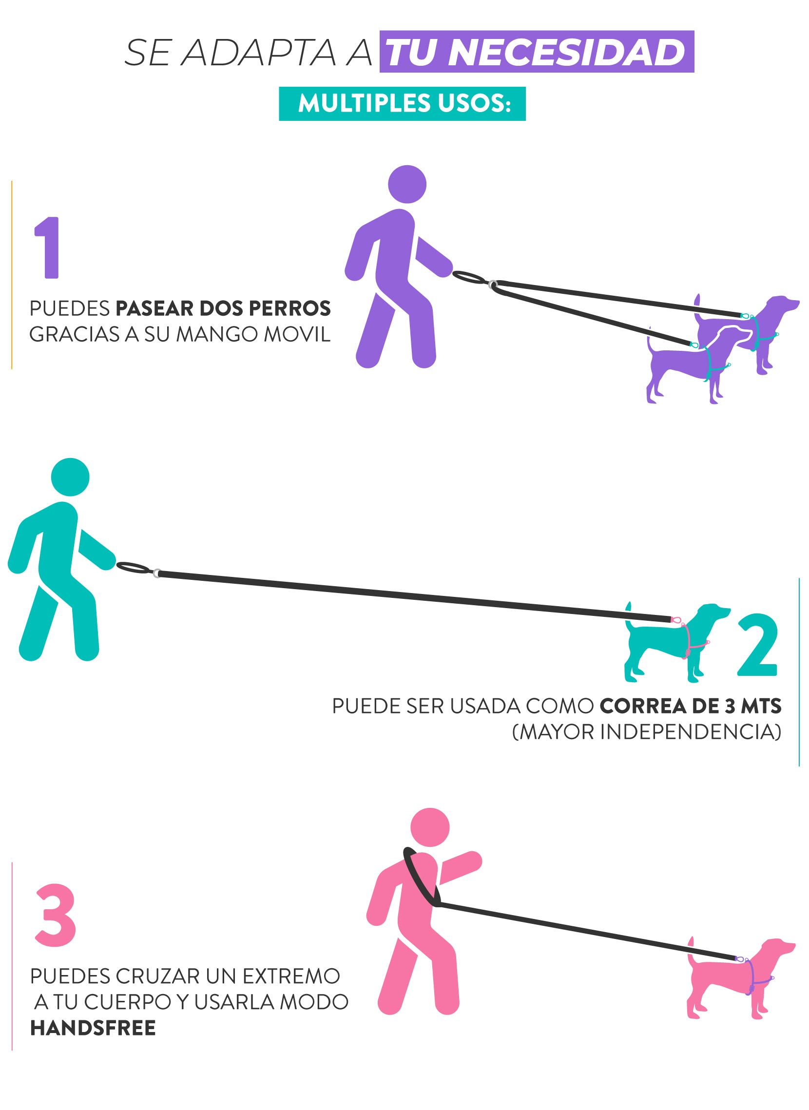 Correa Larga 5mts Wauke Mochi
